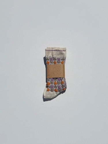Gingham Waffle Socks
