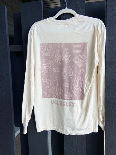 Ocean Folk Long Sleeve Shirt - Purple