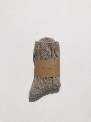 Cable Wool Socks