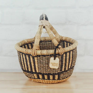 Round Small- Natural Palette Basket