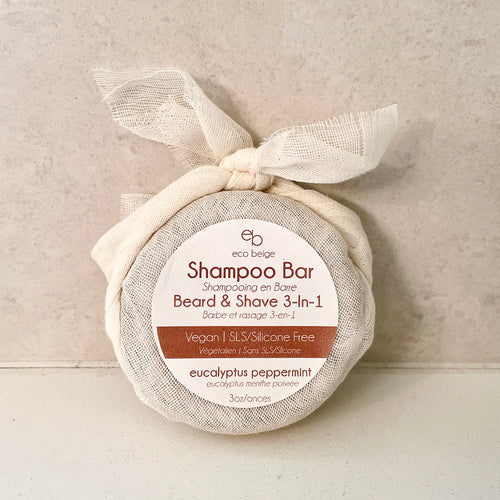 Shampoo Bar- Beard & Shave 3-in-1