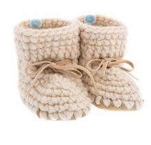 Ivory Baby Sweater  Booties